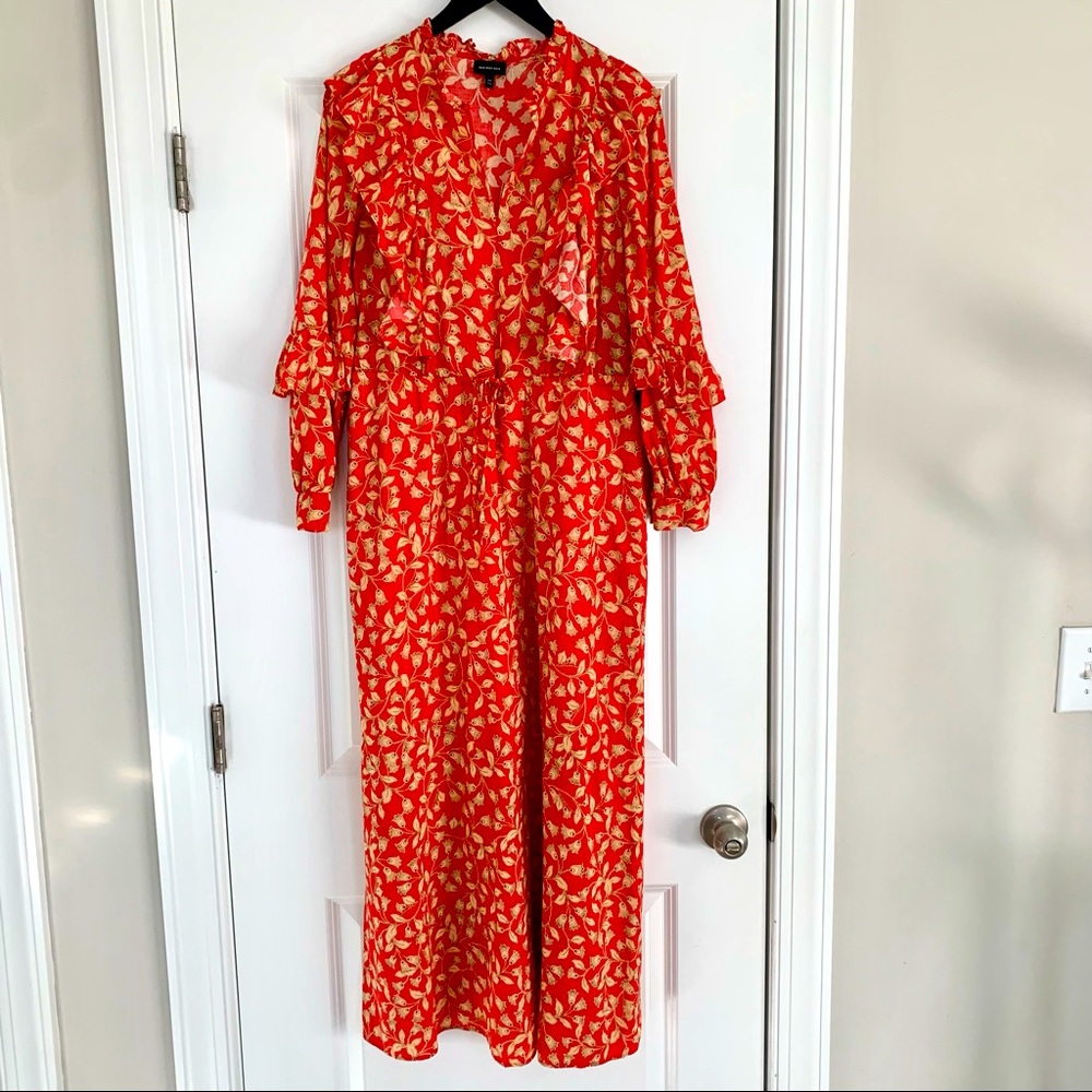 Ruffle Midi Dress